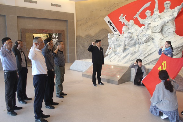 市委党校领导前往桃花溪开展“追寻红色记忆、传承红色基因”党史学习教育主题活动